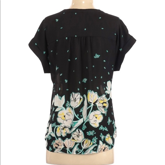 APT 9 Floral Blouse | Black | Small - Picture 3 of 9